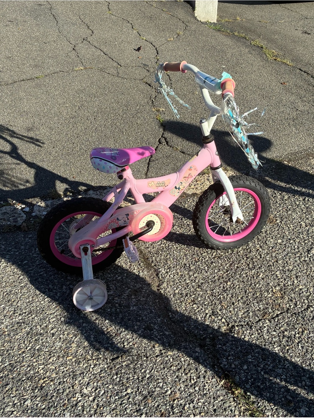 Minnie girl bicycle